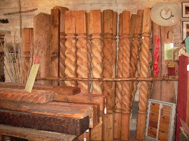 Mesquite Mantels and Carved Posts